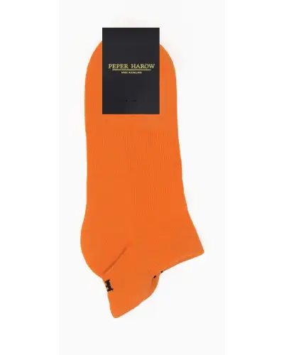 Men PEPER HAROW Organic Mens Trainer Sport Socks - Orange £14.00