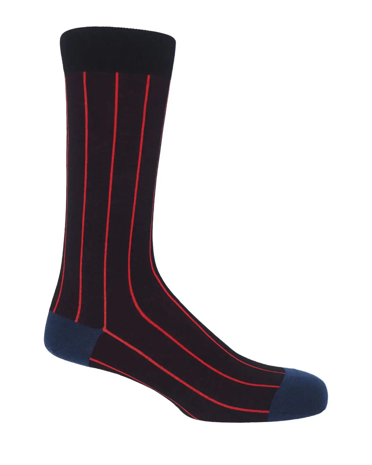 Men PEPER HAROW Pin Stripe Mens Socks - Black £16.00