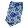 Silk Ties Soprano Ties Soprano Duck Egg Blue Floral Luxury Silk Tie £21.00