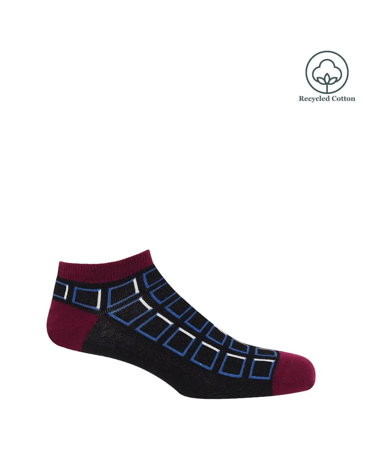 Men PEPER HAROW Cube Mens Trainer Socks - Black £12.00