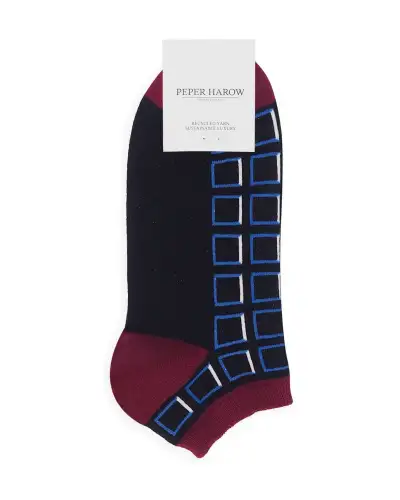 Men PEPER HAROW Cube Mens Trainer Socks - Black £12.00