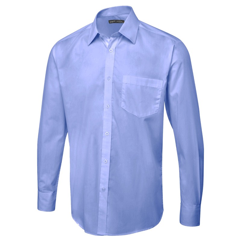 Shirts Uneek Clothing Menand' S Long Sleeve Poplin Shirt £29.00