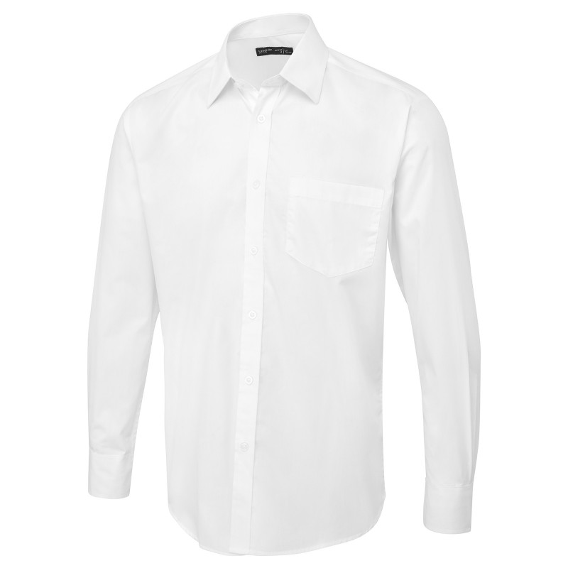 Shirts Uneek Clothing Menand' S Long Sleeve Poplin Shirt £29.00