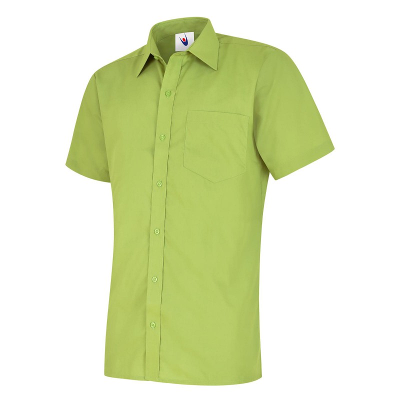 Shirts Uneek Clothing Mens Poplin Half Sleeve Shirt £27.00