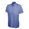 Shirts Uneek Clothing Mens Poplin Half Sleeve Shirt £27.00