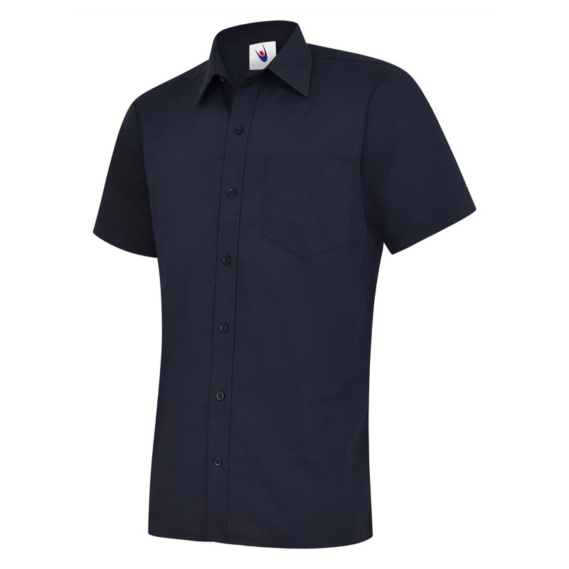 Shirts Uneek Clothing Mens Poplin Half Sleeve Shirt £27.00