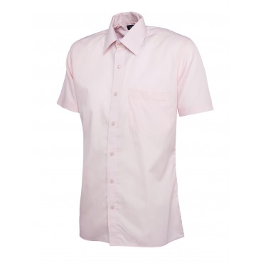 Shirts Uneek Clothing Mens Poplin Half Sleeve Shirt £27.00