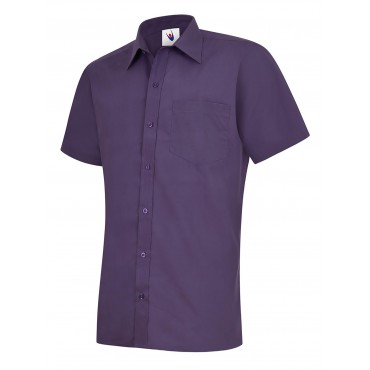 Shirts Uneek Clothing Mens Poplin Half Sleeve Shirt £27.00