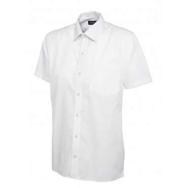 Shirts Uneek Clothing Mens Poplin Half Sleeve Shirt £27.00