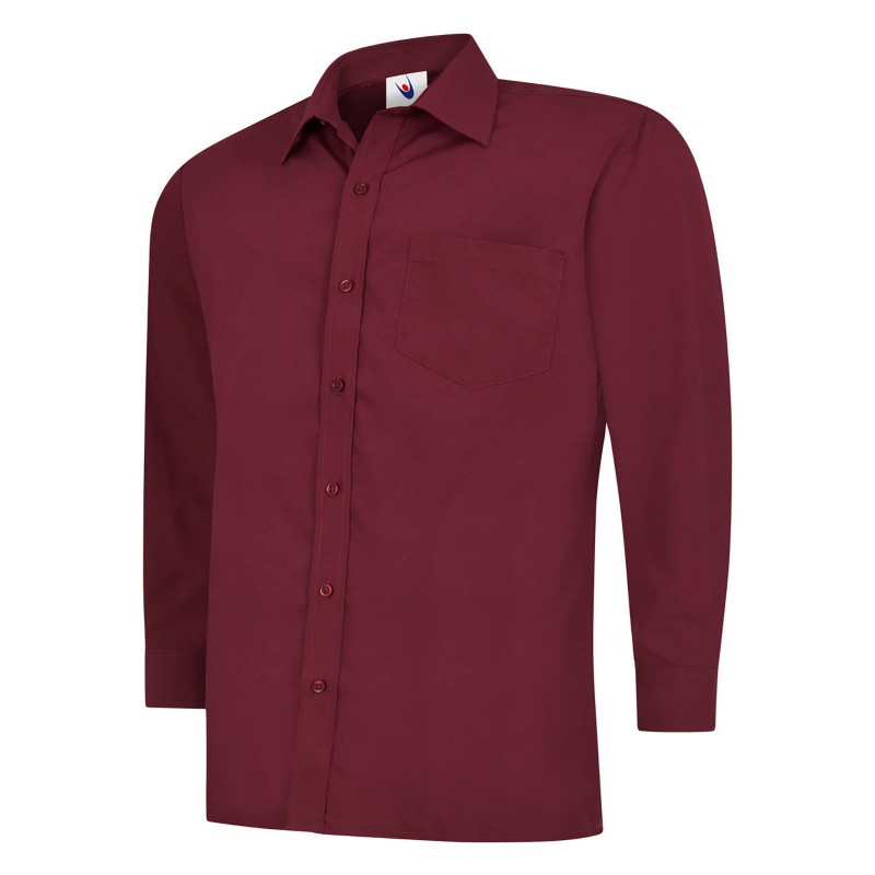 Shirts Uneek Clothing Mens Poplin Full Sleeve Shirt £29.00