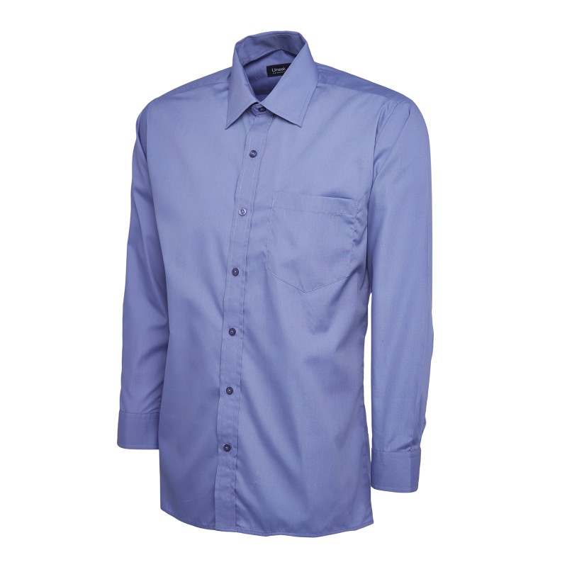 Shirts Uneek Clothing Mens Poplin Full Sleeve Shirt £29.00