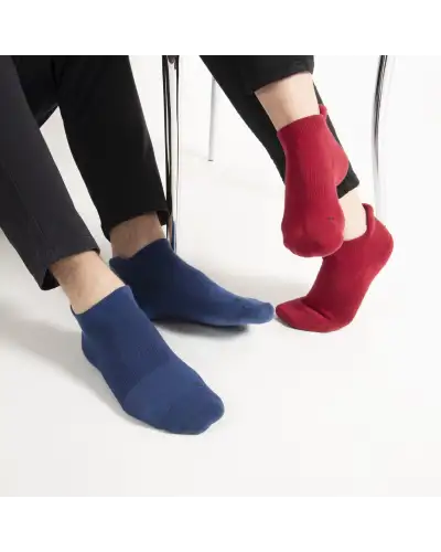 Men PEPER HAROW Organic Mens Trainer Sport Socks - Blue £14.00