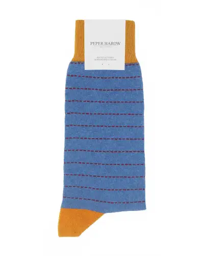 Men PEPER HAROW Dash Mens Socks - Blue £14.00