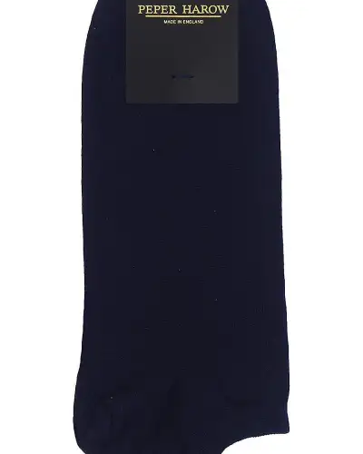 Men PEPER HAROW Classic Mens Trainer Socks Bundle - Royal Navy Cloud £18.00