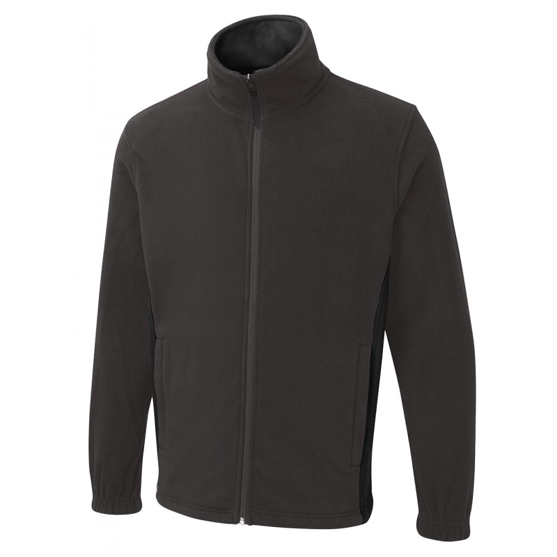 Jackets Uneek Clothing Two Tone Full Zip Fleece Jacket £41.00