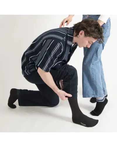 Men PEPER HAROW Classic Mens Socks - Charcoal £16.00