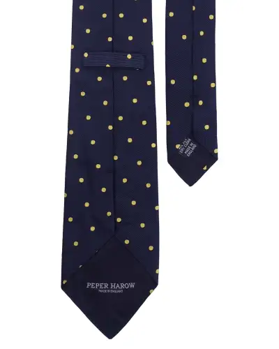 Gents PEPER HAROW Midnight Pin Polka Tie Socks Mens Gift Box £77.00
