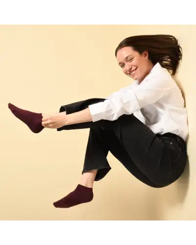 Women PEPER HAROW 4 Pack Essential Womens Trainer Socks - Sunset £28.00