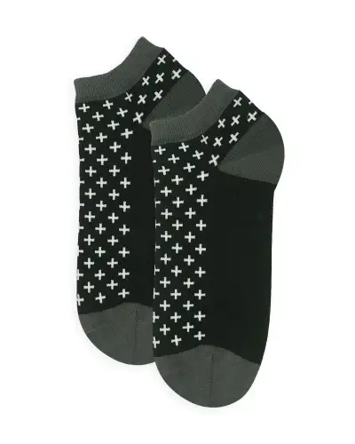 Men PEPER HAROW Crosslet Mens Trainer Socks - Black £13.00