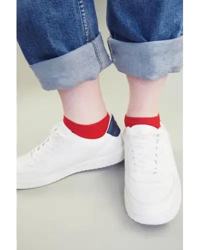 Men PEPER HAROW Classic Mens Trainer Socks - Red £13.00