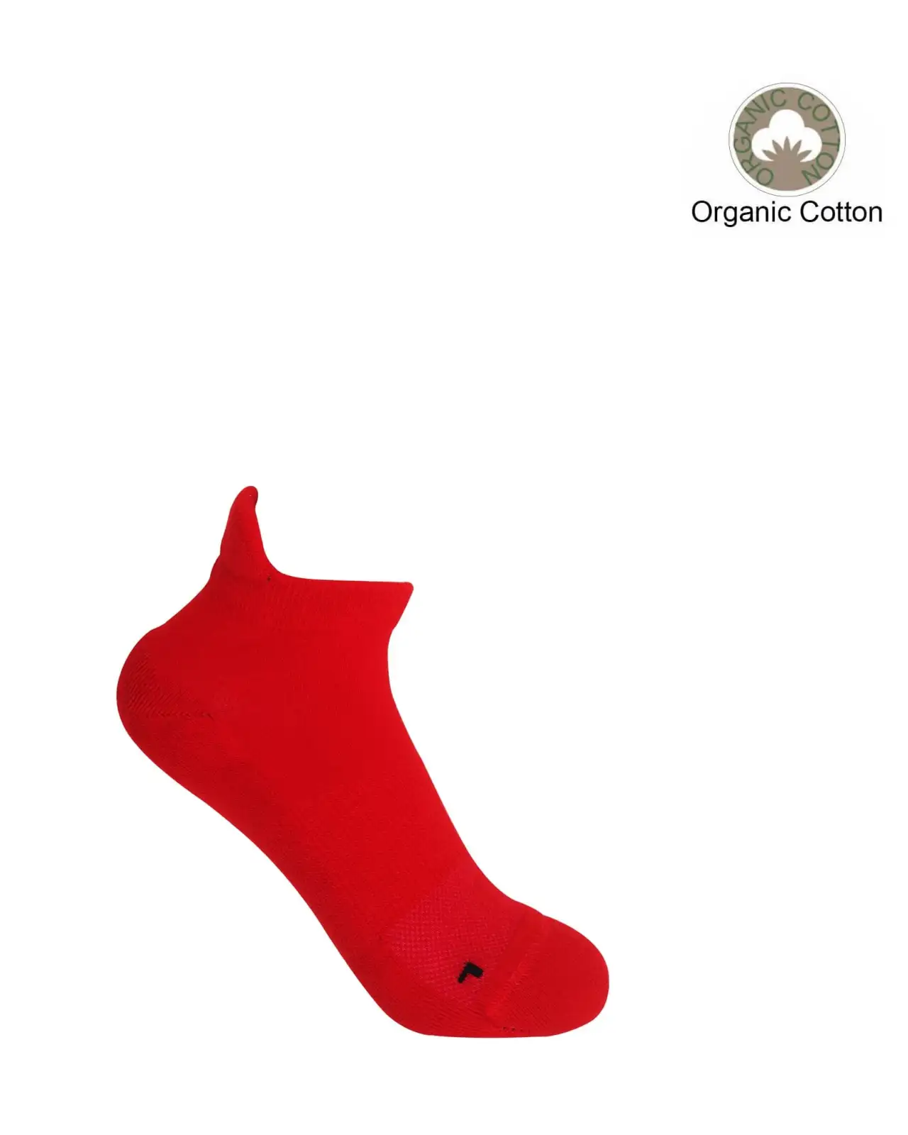 Women PEPER HAROW Organic Womens Trainer Sport Socks - Red £11.00