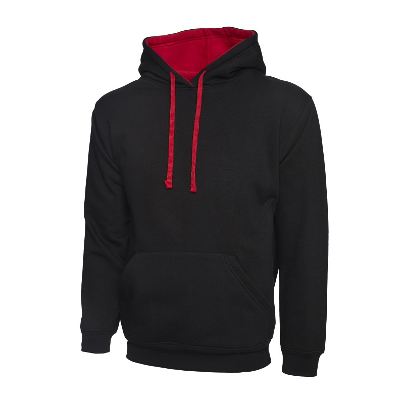 Sweatshirts Uneek Clothing Contrast Hooded Sweatshirt £34.00