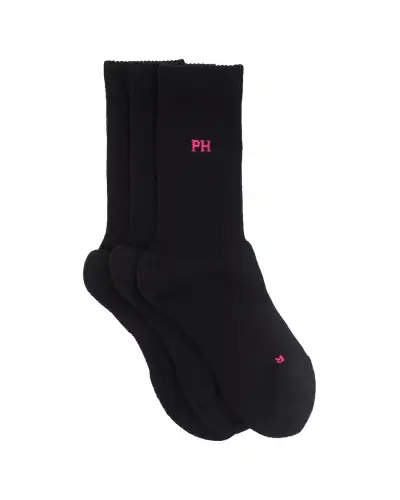 Women PEPER HAROW 3 Pack Essential Womens Sport Socks - Black £27.00