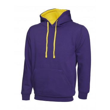 Sweatshirts Uneek Clothing Contrast Hooded Sweatshirt £34.00