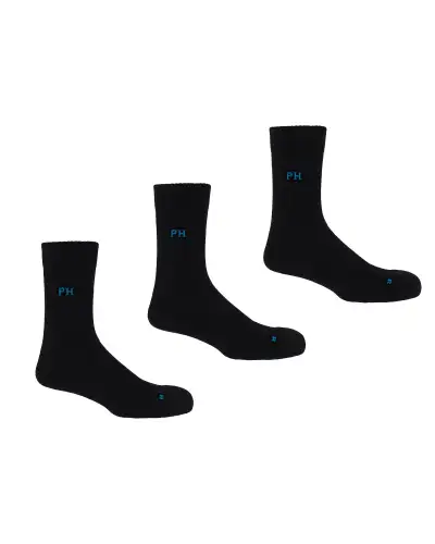 Men PEPER HAROW 3 Pack Essential Mens Sport Socks - Black £30.00