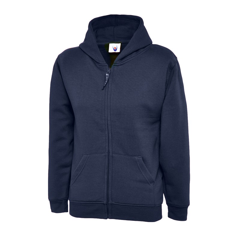 Sweatshirts Uneek Clothing Childrens Classic Full Zip Hooded Sweatshirt £29.00