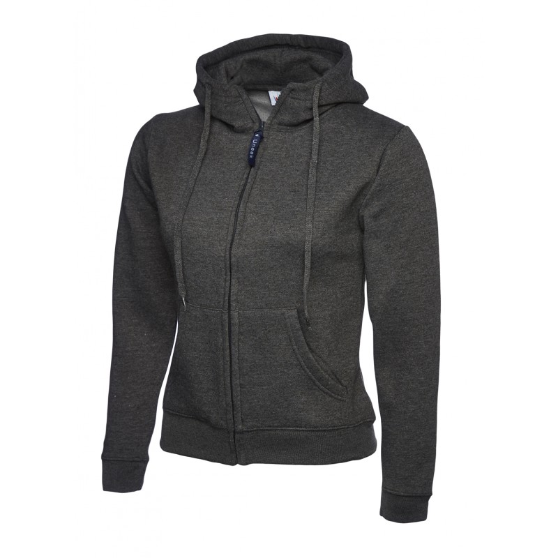 Sweatshirts Uneek Clothing Ladies Classic Full Zip Hooded Sweatshirt £34.00