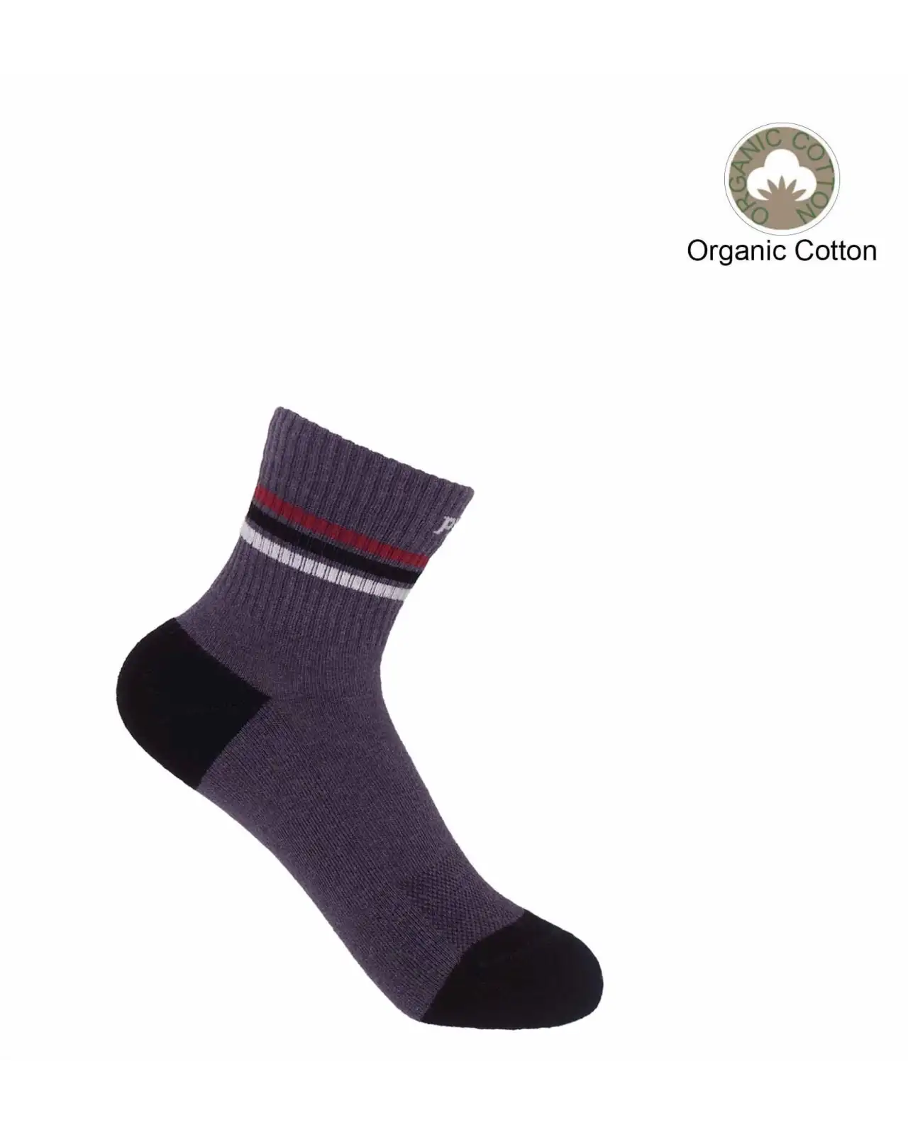 Women PEPER HAROW Quarter Crew Organic Womens Sport Socks - Mauve £13.00