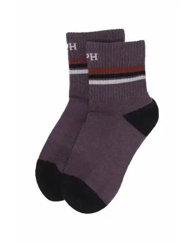 Women PEPER HAROW Quarter Crew Organic Womens Sport Socks - Mauve £13.00