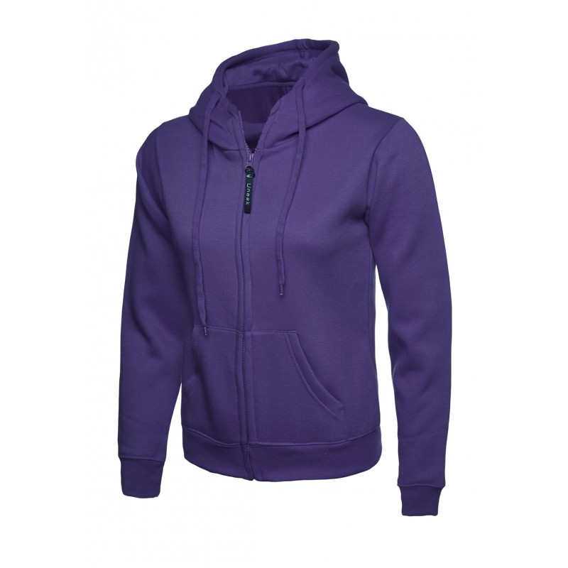 Sweatshirts Uneek Clothing Ladies Classic Full Zip Hooded Sweatshirt £34.00