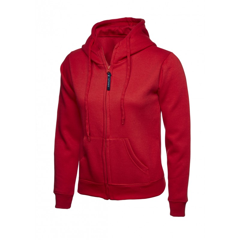 Sweatshirts Uneek Clothing Ladies Classic Full Zip Hooded Sweatshirt £34.00