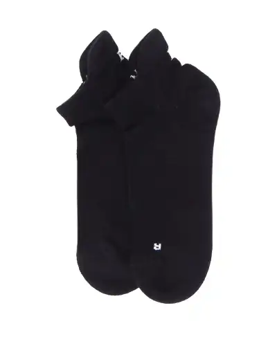 Women PEPER HAROW Organic Womens Trainer Sport Socks - Black £11.00