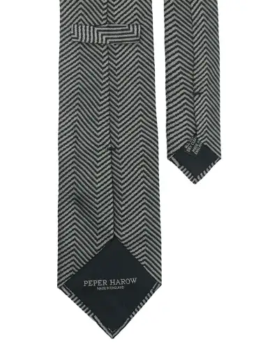 Gents PEPER HAROW Grey Lux Taylor Tie Socks Mens Gift Box £77.00