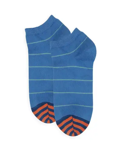 Men PEPER HAROW Thin Stripe Mens Trainer Socks - Blue £13.00