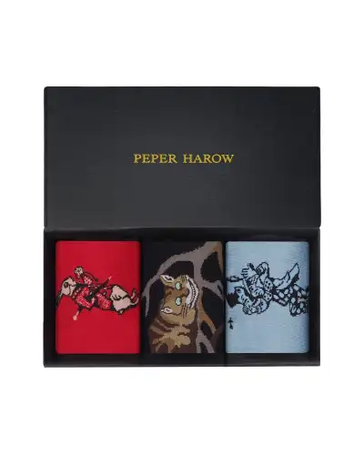 Gents PEPER HAROW AliceS Adventures In Wonderland MenS Socks Gift Box £46.00