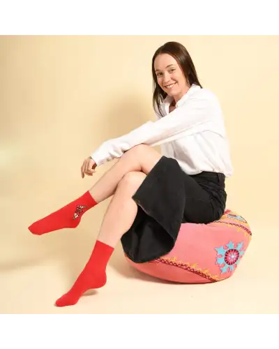 Women PEPER HAROW Alices Adventures In Wonderland Womens Socks - White Rabbit £15.00
