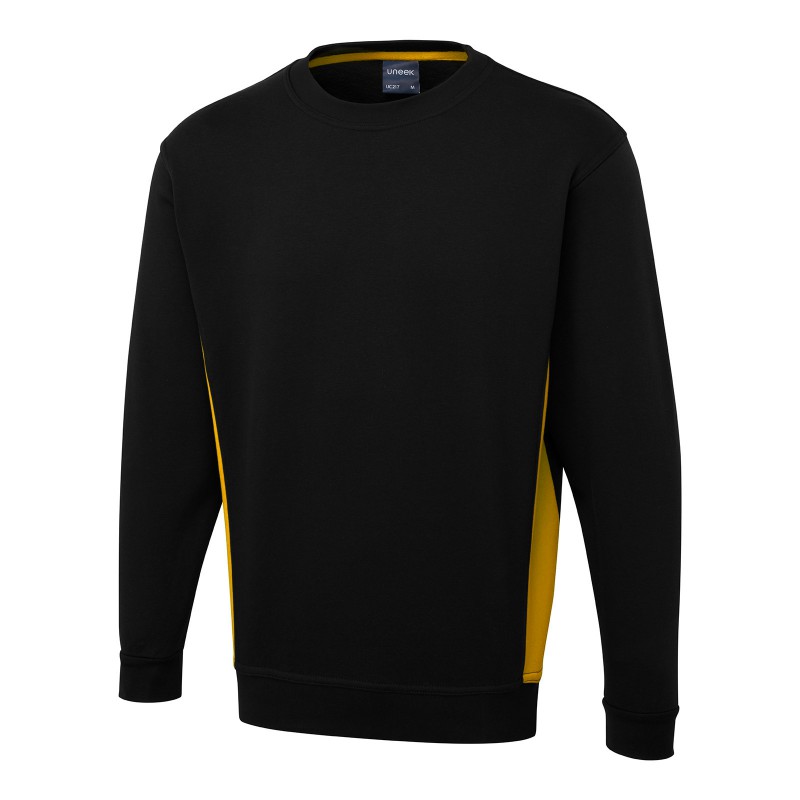 Sweatshirts Uneek Clothing Two Tone Crew New Sweatshirt £34.00