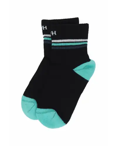 Men PEPER HAROW Quarter Crew Organic Mens Sport Socks - Black £15.00