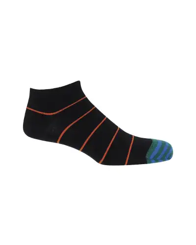 Men PEPER HAROW Thin Stripe Mens Trainer Socks - Black £13.00