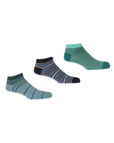 Mens Trainer Socks Bundle - Retro Multistripe Lux | PEPER HAROW PH 8008805646510 Men Sock