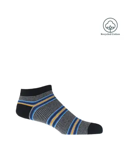 Men PEPER HAROW Mens Trainer Socks Bundle - Retro Multistripe Lux £29.00
