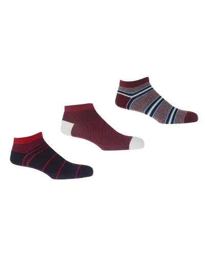 Mens Trainer Socks Bundle - Lux Retro Multistripe | PEPER HAROW PH 8008803582126 Men Sock
