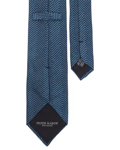 Gents PEPER HAROW Blue Lux Taylor Tie Socks Mens Gift Box £77.00
