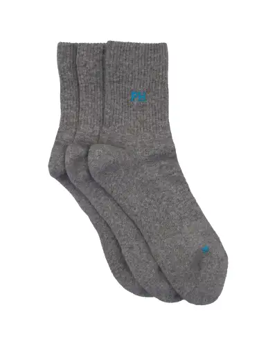 Men PEPER HAROW 3 Pack Essential Quarter Mens Sport Socks - Grey £27.00