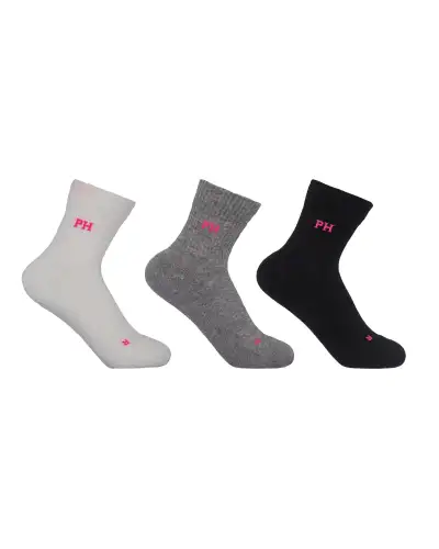 Women PEPER HAROW 3 Pack Essential Quarter Womens Sport Socks - Mixed £24.00