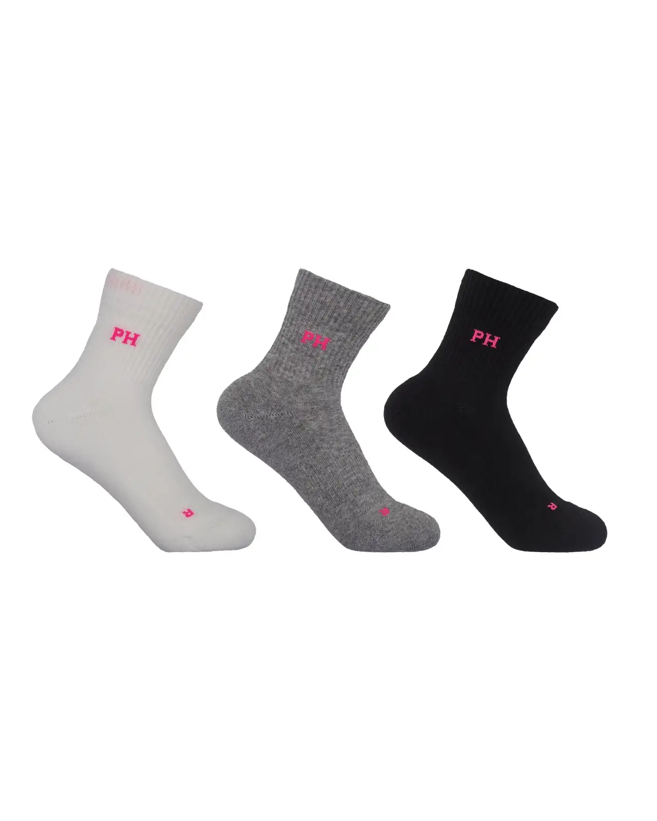 Women PEPER HAROW 3 Pack Essential Quarter Womens Sport Socks - Mixed £24.00